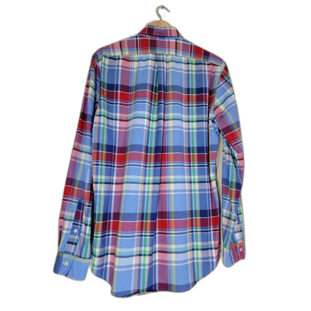 Ralph Lauren Plaid Men's Long Sleeve Button Down Shirt - Medium - Picture 2 of 6